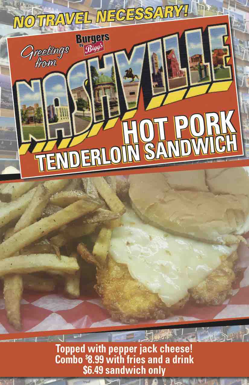February 2017 - Hot Pork Tenderloin Sandwich