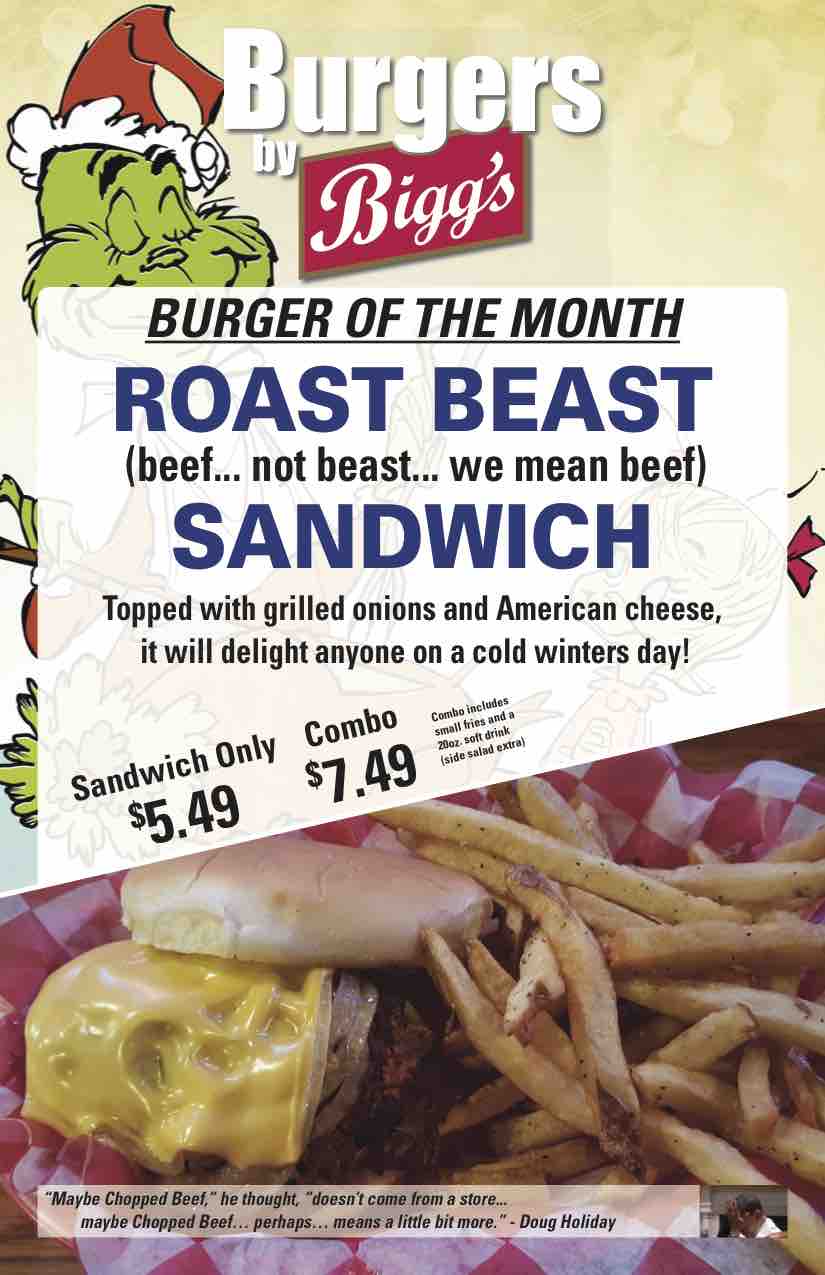 December 2015 - Roast Beast Sandwich