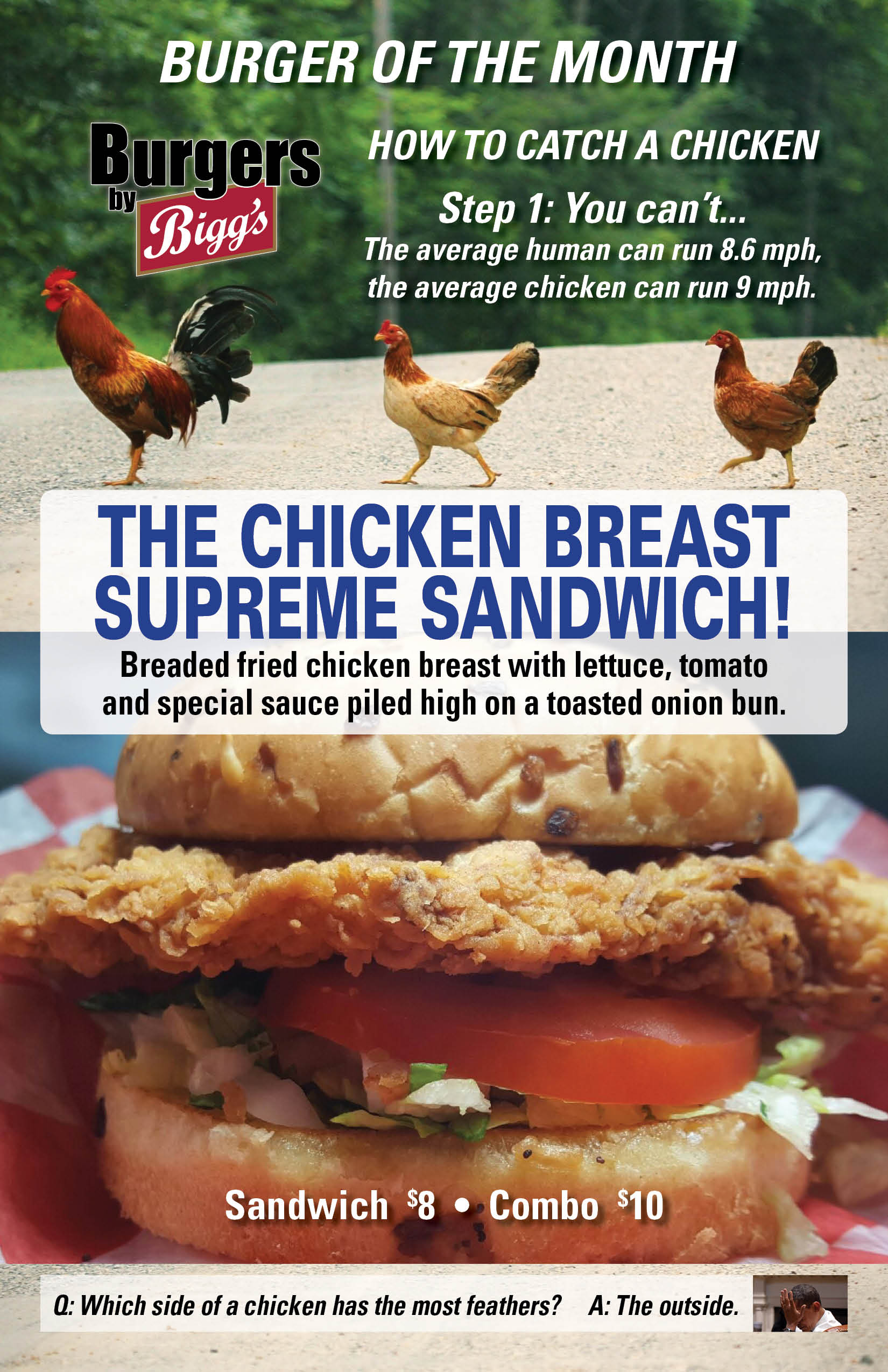 June 2016 - Chicken Breast Supreme Sandwich
